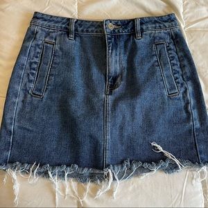 Pacsun Jean Skirt